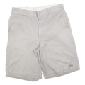 DICKIES Mens Shorts Beige Casual Plain XL W36 Workwear Cotton Blend