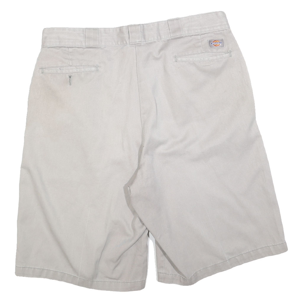 DICKIES Mens Shorts Beige Casual Plain XL W36 Workwear Cotton Blend