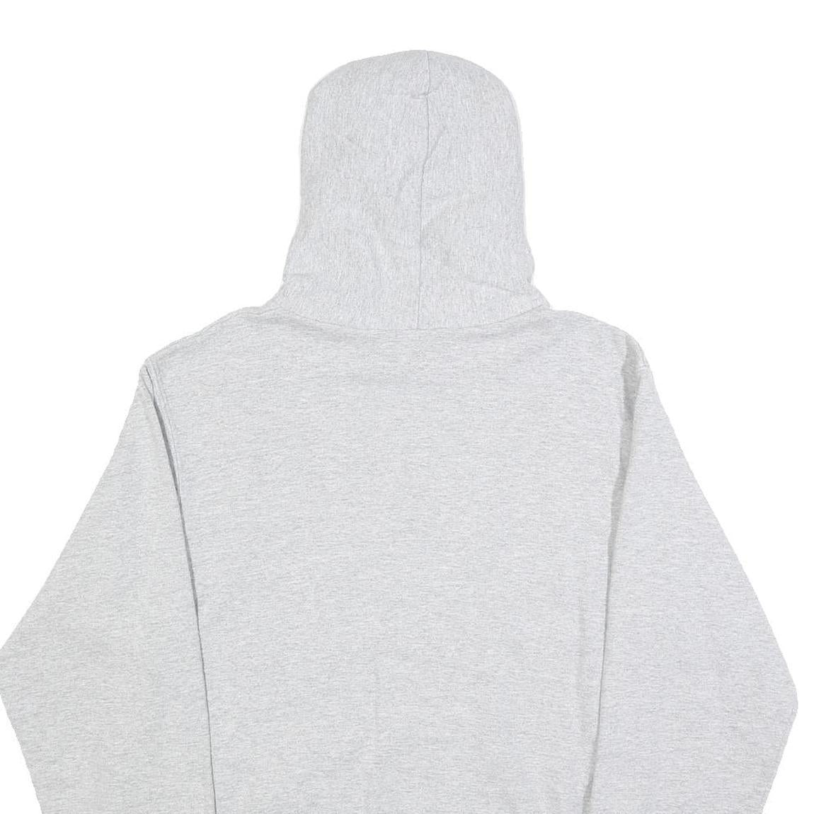 CHAMPION Mens Grey Woodcreek Baseball Pullover Hoodie S Cotton Blend