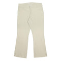 DICKIES Womens Cotton Blend Beige Slim Trousers W34 L29 Workwear Casual