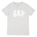 GAP Mens White S Short Sleeve Crew Neck Cotton Blend Logo T-Shirt