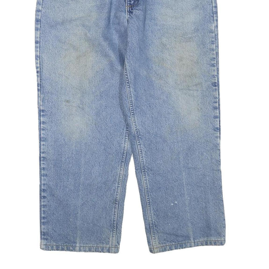 CARHARTT Mens Jeans Blue Regular Straight Denim Light W38 L27 Classic Casual