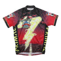 PRIMAL Mens Black & Red Death Ride Tour Cycling Jersey M Short Sleeve 1/4 Zip