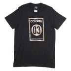 ADIDAS Mens T-Shirt Black S