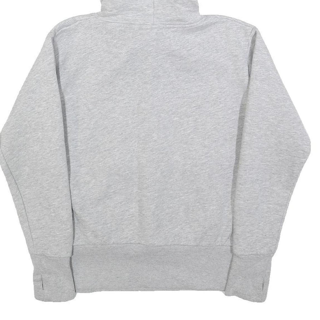 BENCH Womens Grey Hoodie UK 10 Cotton Blend Pullover Casual Sweatshirt