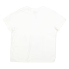 ACDC Womens White Lightning Bolt Graphic T-Shirt XL Short Sleeve Crew Neck