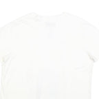 ACDC Womens White Lightning Bolt Graphic T-Shirt XL Short Sleeve Crew Neck