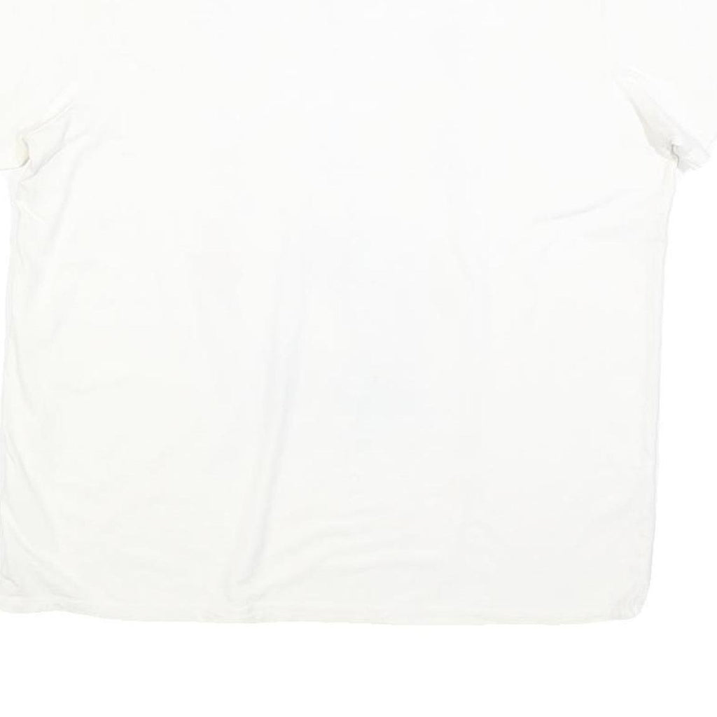 ACDC Womens White Lightning Bolt Graphic T-Shirt XL Short Sleeve Crew Neck