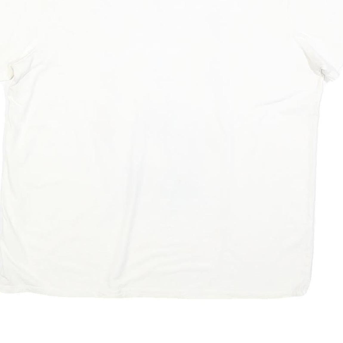 ACDC Womens White Lightning Bolt Graphic T-Shirt XL Short Sleeve Crew Neck