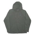 UNDER ARMOUR Mens Green Hoodie XL Full Zip Cotton Blend Casual Sportswear