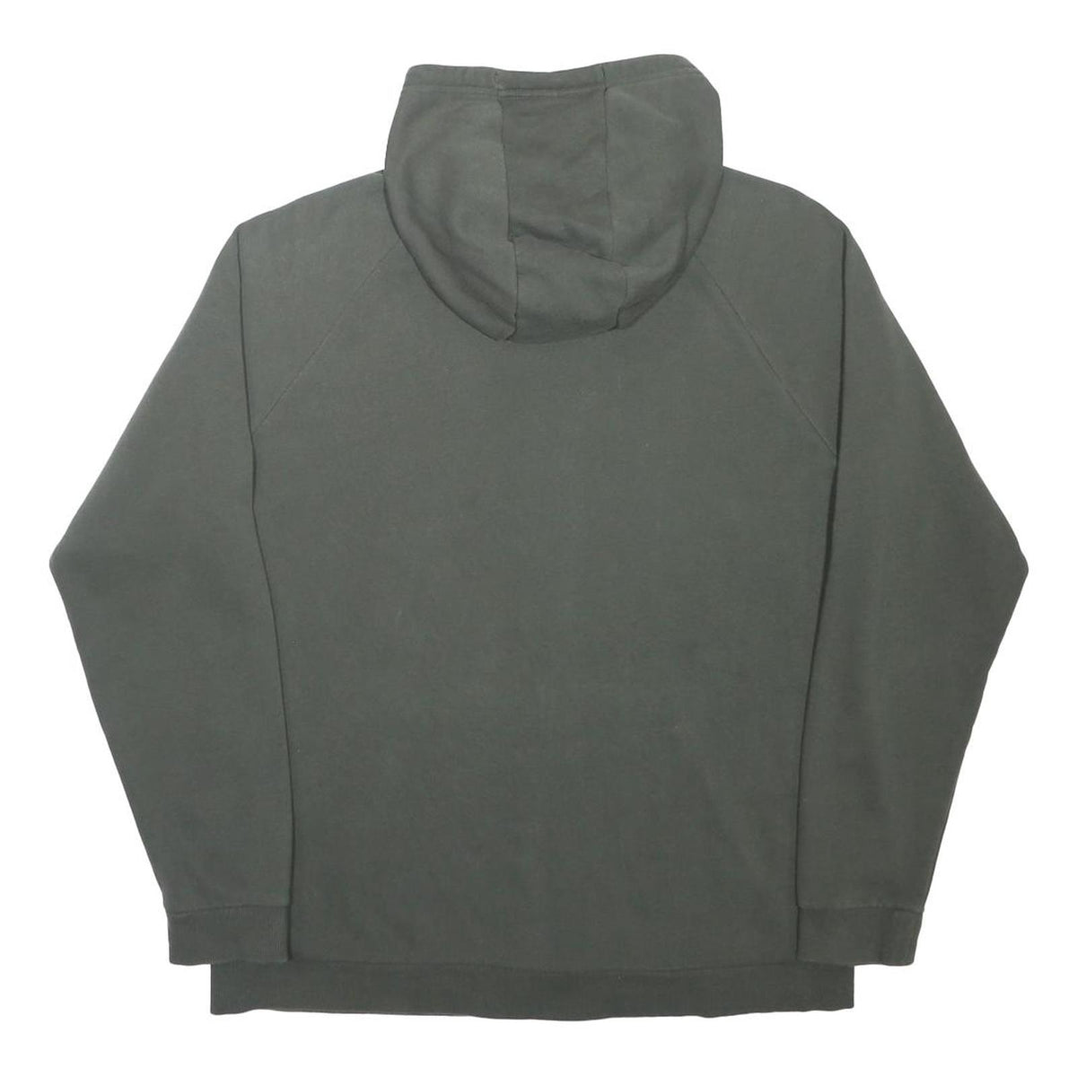 UNDER ARMOUR Mens Green Hoodie XL Full Zip Cotton Blend Casual Sportswear
