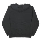 CARHARTT Mens Black Workwear Jacket L Cotton Blend Hooded Zip Up