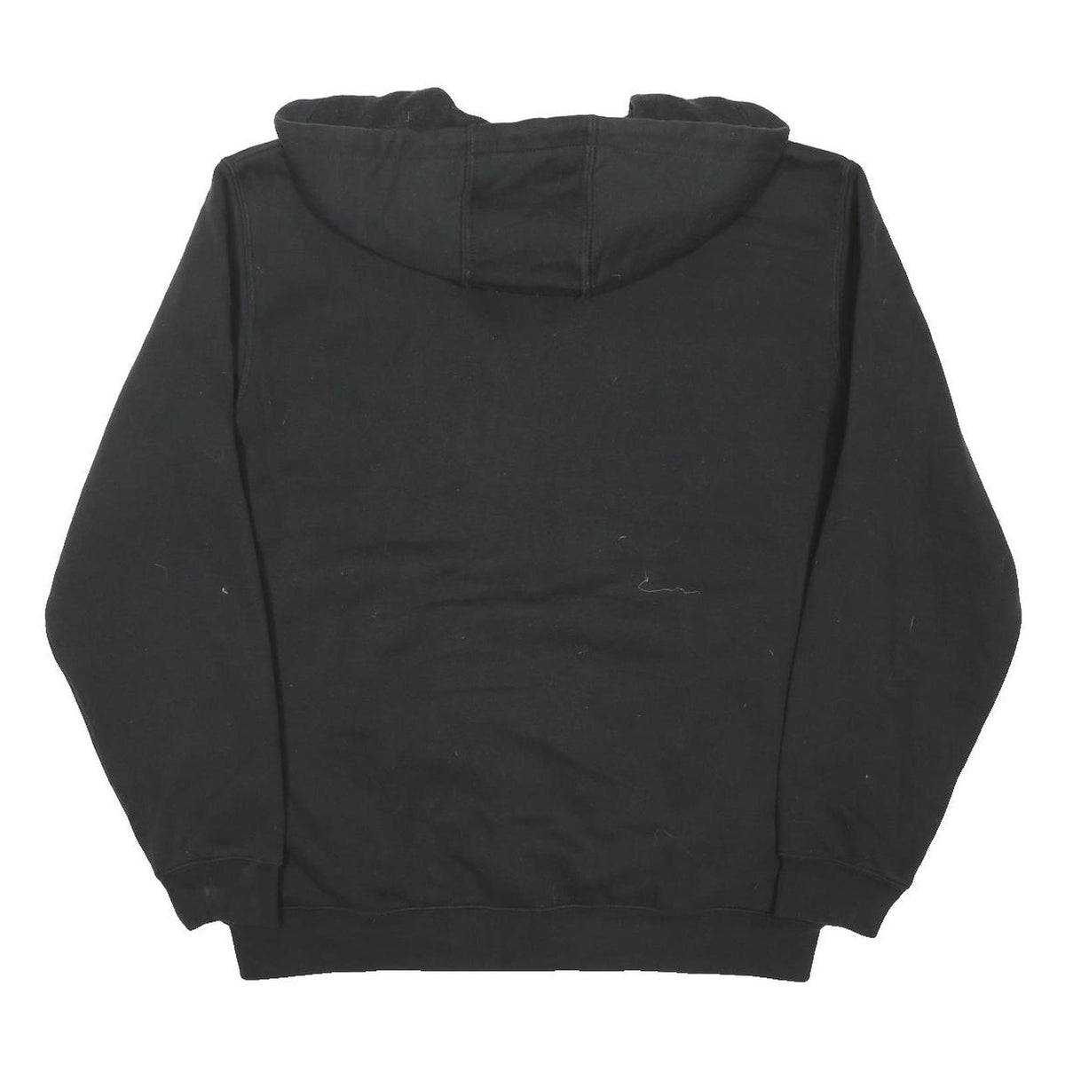 CARHARTT Mens Black Workwear Jacket L Cotton Blend Hooded Zip Up