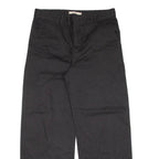 LEVI'S Womens Trousers Black Loose Straight W32 L29