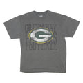 NFL Mens Grey Green Bay Packers Graphic T-Shirt L Short Sleeve Crew Neck NFL