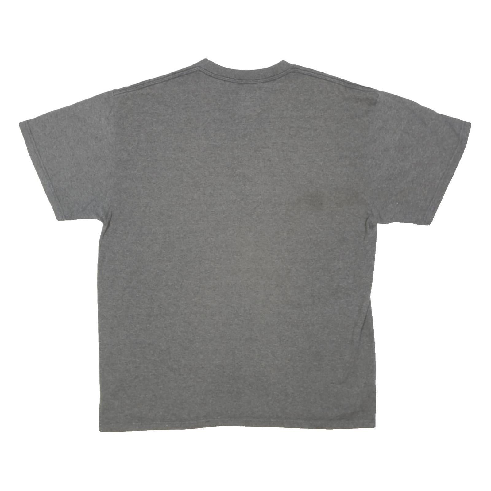 NFL Mens Grey Green Bay Packers Graphic T-Shirt L Short Sleeve Crew Neck NFL