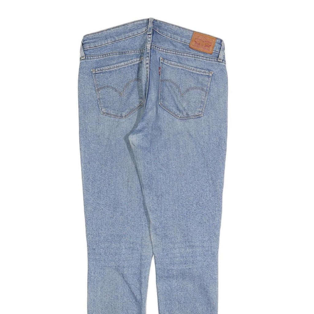 LEVI'S 711 Womens Slim Blue Denim Light W28 L32 Slim Fit Jeans