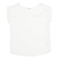 LA HALE Sheer Womens Top White M