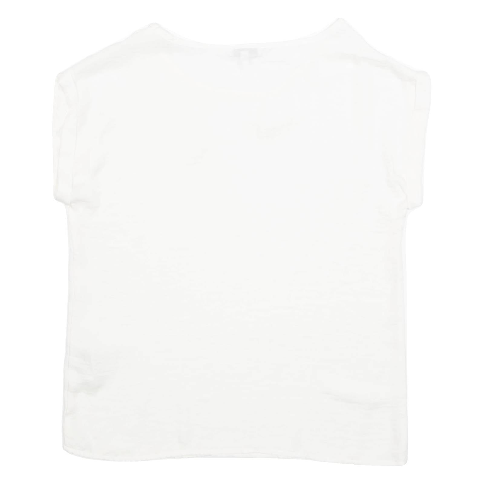 LA HALE Sheer Womens Top White M