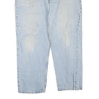 CARHARTT Mens Jeans Blue Regular Straight Denim Medium W42 L30 Workwear Zip