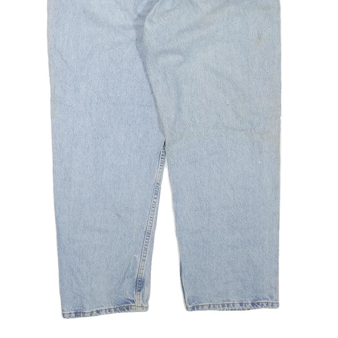 CARHARTT Mens Jeans Blue Regular Straight Denim Medium W42 L30 Workwear Zip