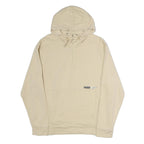 PUMA Mens Beige Cotton Hoodie L ¼ Zip Pullover Casual Sportswear