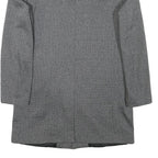 ZARA Mens Grey & Black Wool Blend Tailored Jacket L Woven Classic Formal