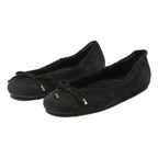 BALLY Womens Black Synthetic Ballet Shoes UK 3.5 Bow Detail Comfort