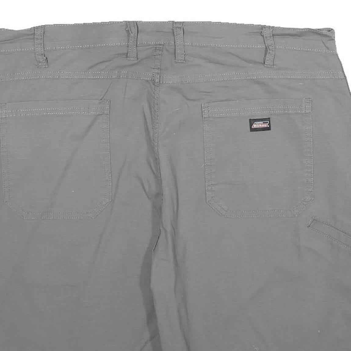 DICKIES Mens Shorts Grey Casual XL W38 Cotton Blend Workwear