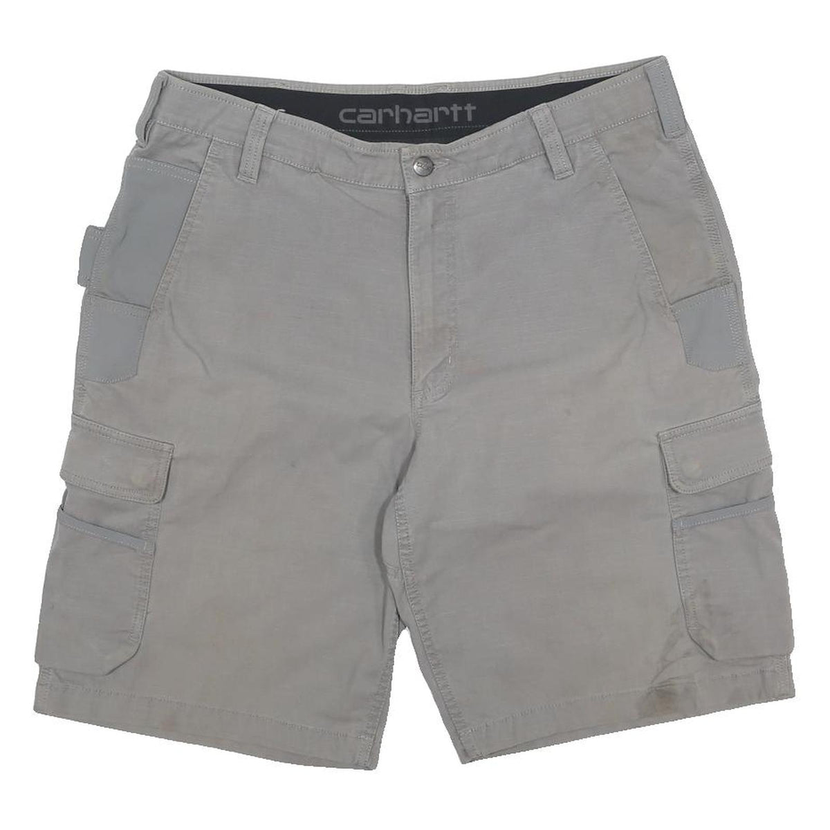 CARHARTT Mens Shorts Grey Casual Cargo Size L W36 Workwear Utility