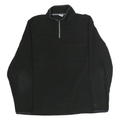 STARTER Mens Black 1/4 Zip XL Sweater Pullover Polyester Casual
