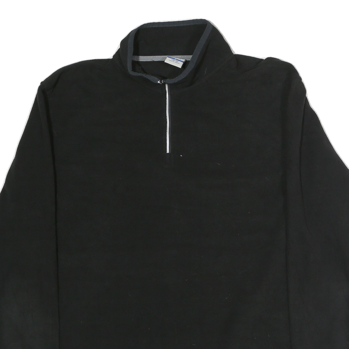STARTER Mens Black 1/4 Zip XL Sweater Pullover Polyester Casual