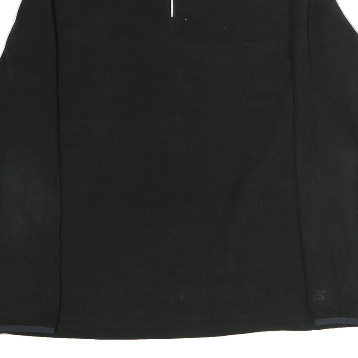 STARTER Mens Black 1/4 Zip XL Sweater Pullover Polyester Casual