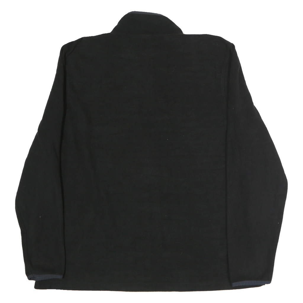 STARTER Mens Black 1/4 Zip XL Sweater Pullover Polyester Casual