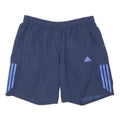 ADIDAS Mens Shorts Navy Blue Sports Casual L W32 Elastic Waist