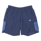 ADIDAS Mens Shorts Navy Blue Sports Casual L W32 Elastic Waist