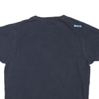 BENCH Womens Navy Blue Graphic T-Shirt XL Short Sleeve Crew Neck Cotton Blend