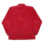 TOMMY HILFIGER Mens Red Plain Pullover Jumper Crew Neck Basic Knit S Cotton