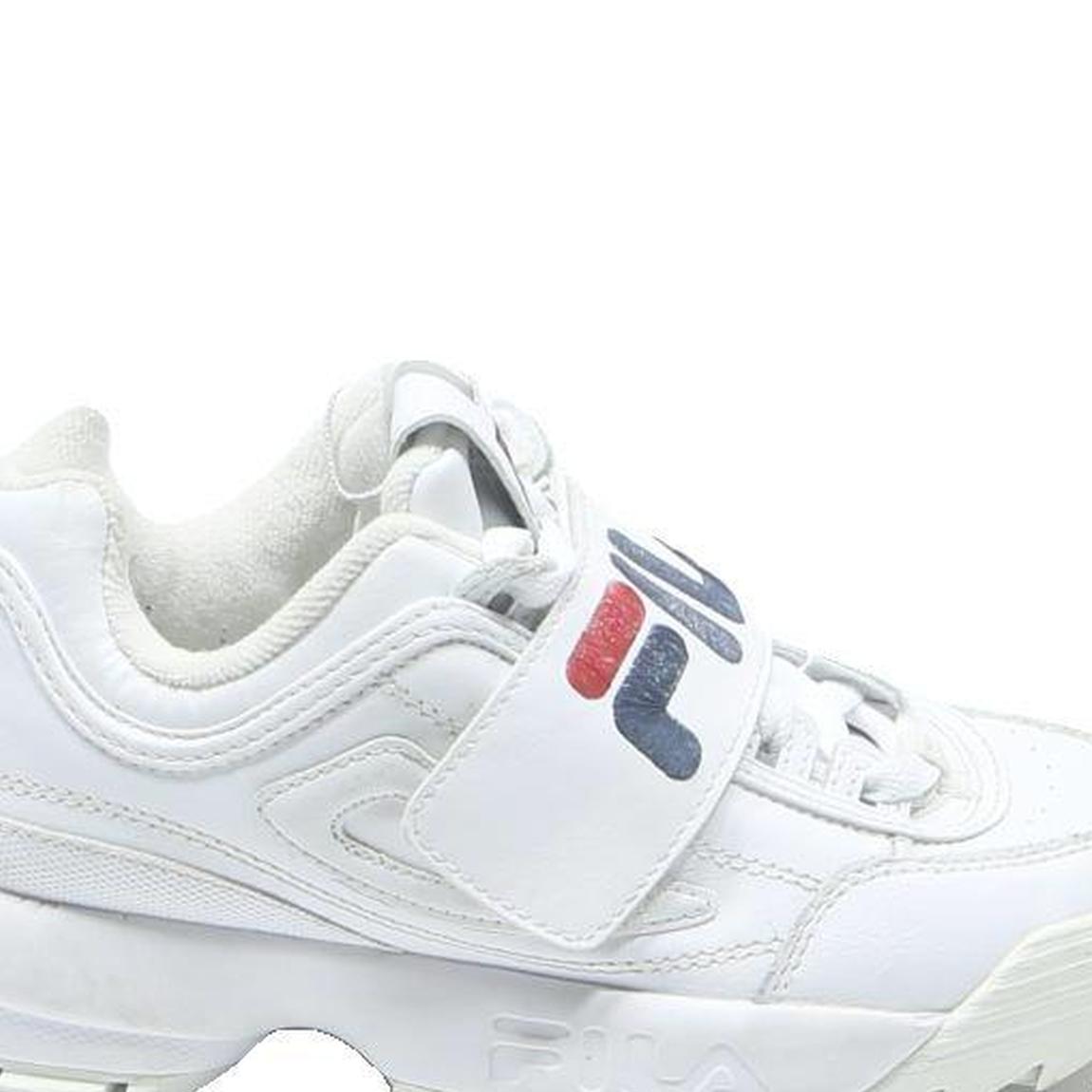 FILA Disruptor Womens White Synthetic UK 5.5 Chunky Trainers Retro Style