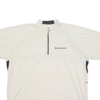 ROCKRIDER DECATHLON Mens Jersey Beige 1/4 Zip 3XL