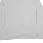 POLO RALPH LAUREN Mens Grey Cotton Plain Half Zip Jumper 2XL Casual Sweatshirt