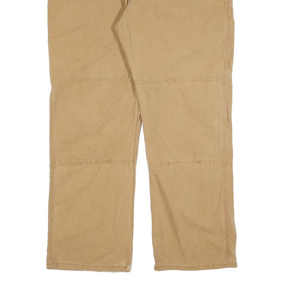 DICKIES Mens Jeans Beige Relaxed Straight Cotton W38 L30 Workwear Durable