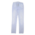GAS Womens Slim Blue Denim Skinny Jeans Cotton Blend W26 L30 Stylish Zip Closure