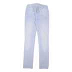 GAS Womens Slim Blue Denim Skinny Jeans Cotton Blend W26 L30 Stylish Zip Closure