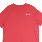 CHAMPION Mens Red Graphic T-Shirt XL Short Sleeve Crew Neck Cotton Casual