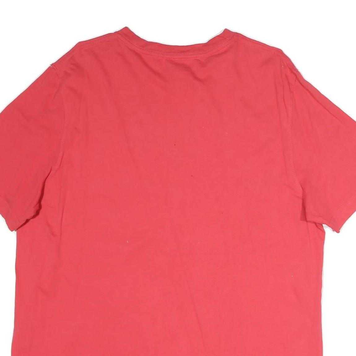 CHAMPION Mens Red Graphic T-Shirt XL Short Sleeve Crew Neck Cotton Casual