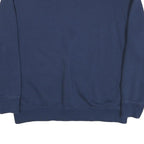 LEVI'S Mens Blue Cotton Blend Crew Neck L Sweatshirt Logo Printed Casual Wear