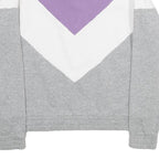 FILA Womens Purple & White & Grey Sweatshirt Pullover XL Half Zip Casual Sports