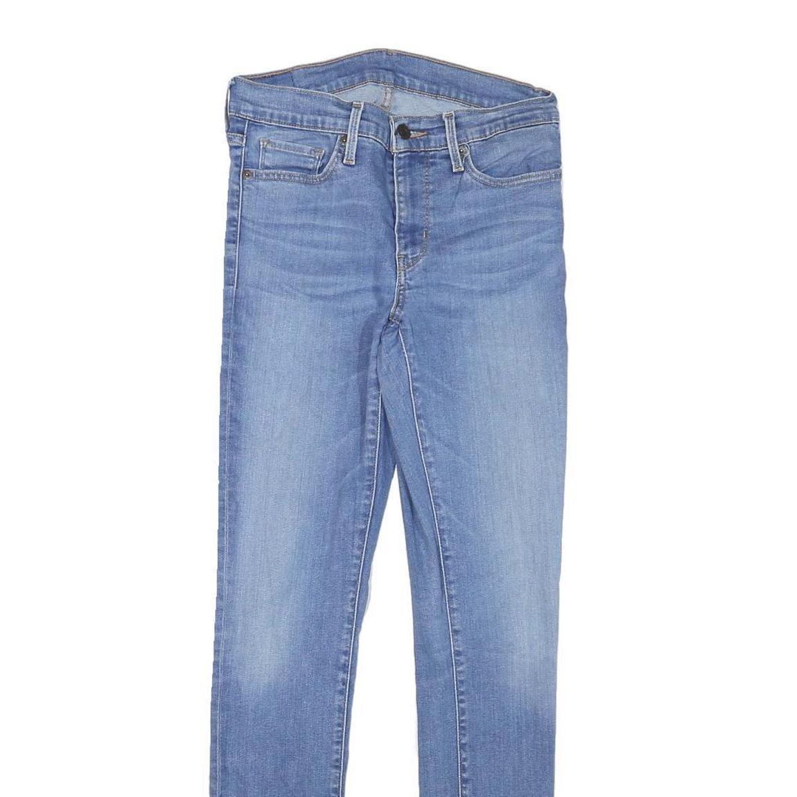 LEVI'S Womens Jeans Blue Slim Skinny Denim Light W26 L29 Stretch Cotton Blend