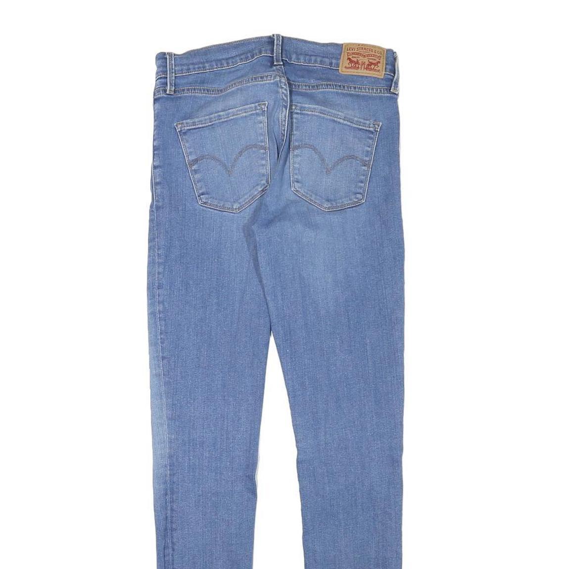 LEVI'S Womens Jeans Blue Slim Skinny Denim Light W26 L29 Stretch Cotton Blend